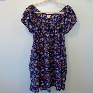 Universal Thread Floral Puff Short Sleeve Dress✨ Size Large